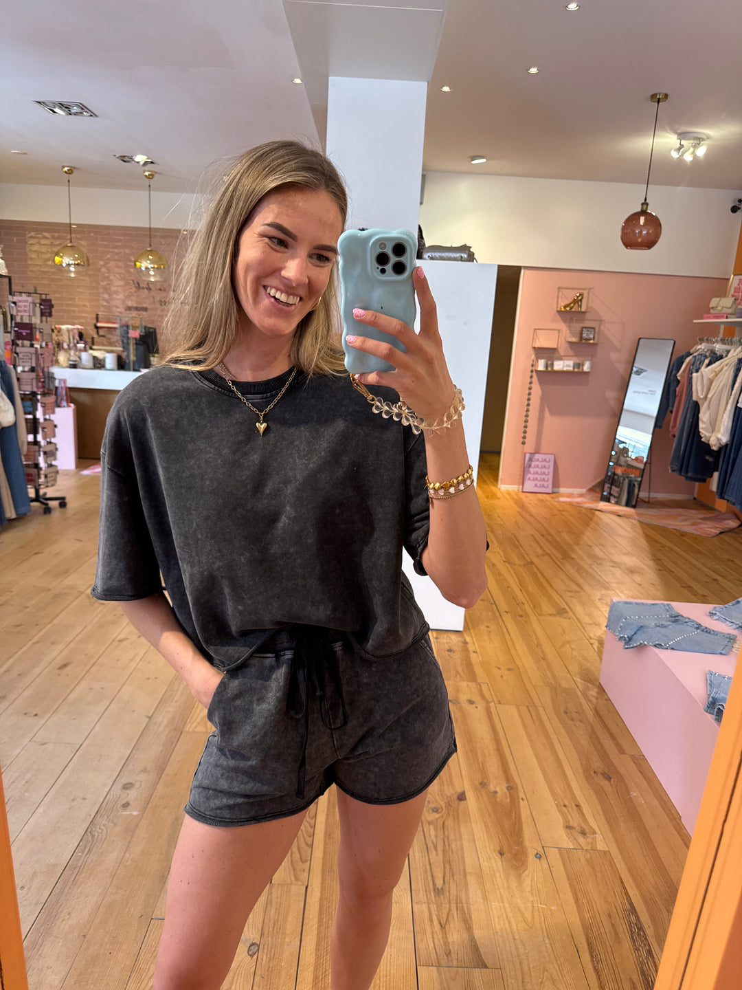 Set Lara - washed black