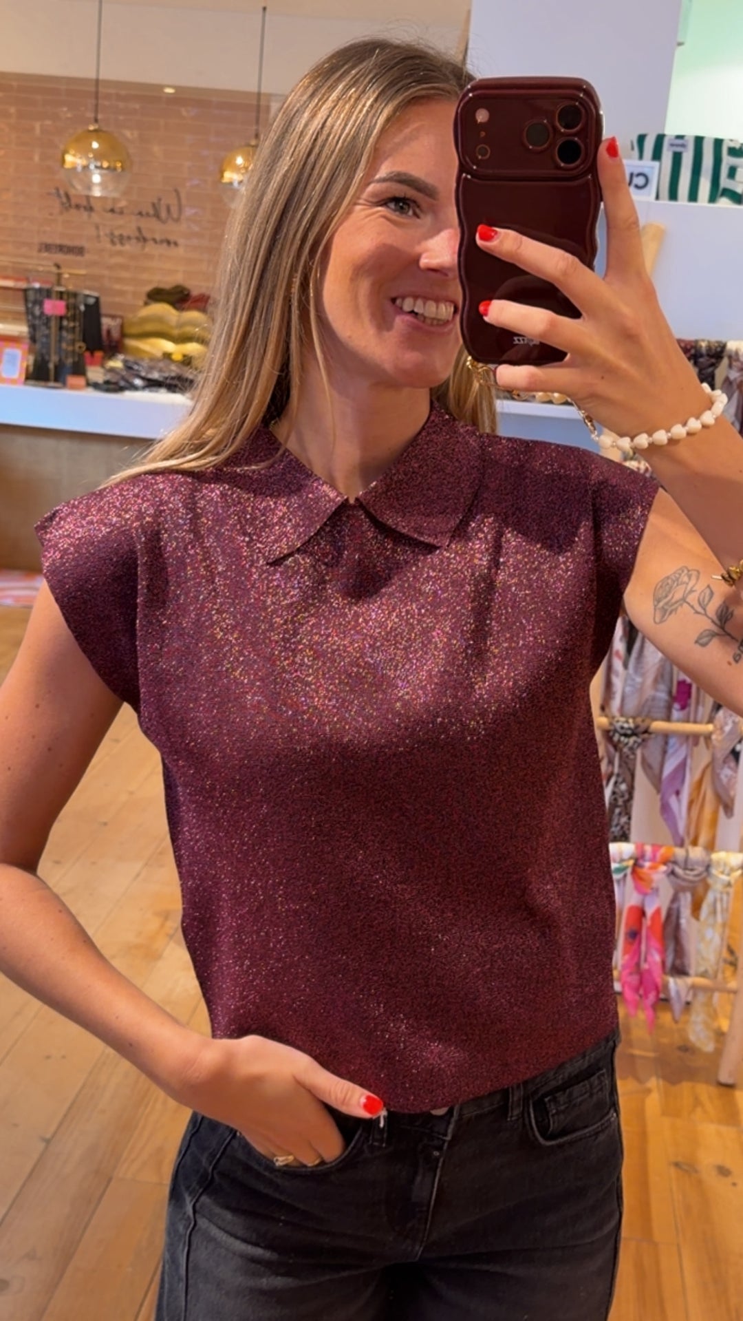 Emi knit top