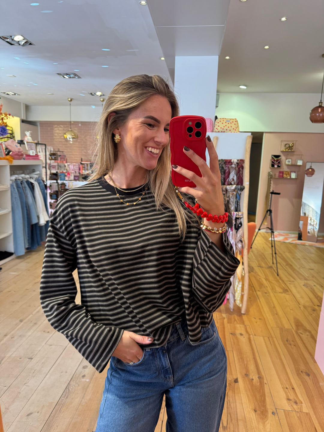 Longsleeve kelly - zwart