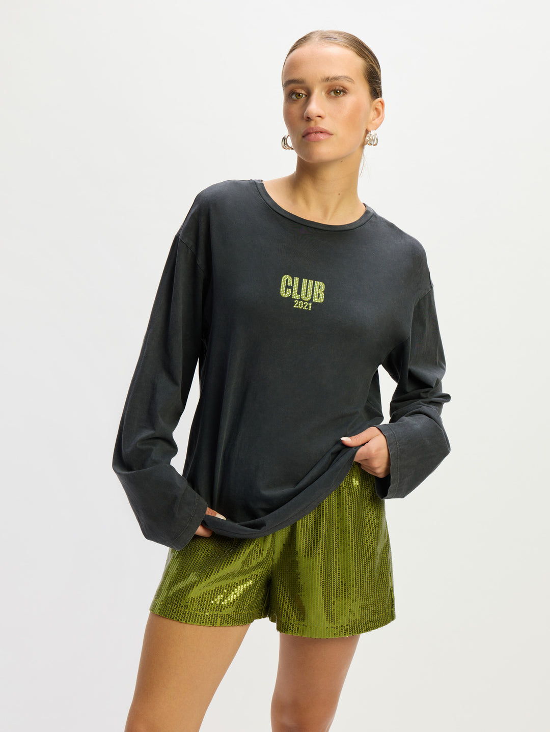 Winnie longsleeve - grey green