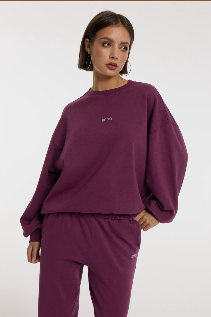 Femme sweater - plum