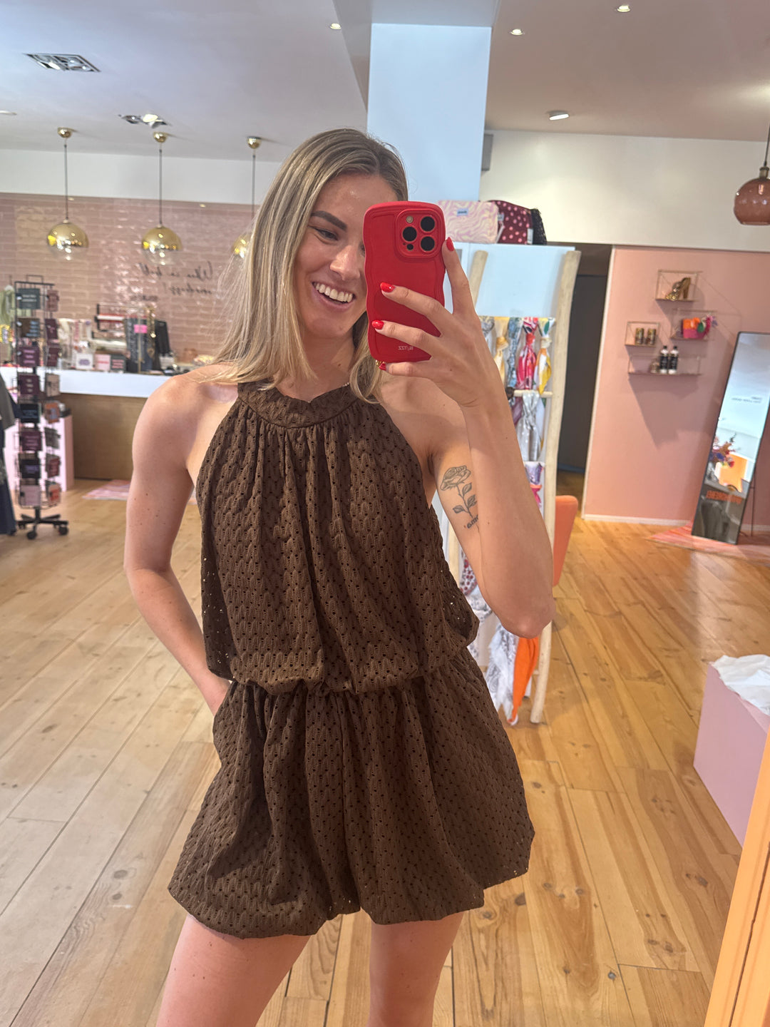 Playsuit Monica - bruin