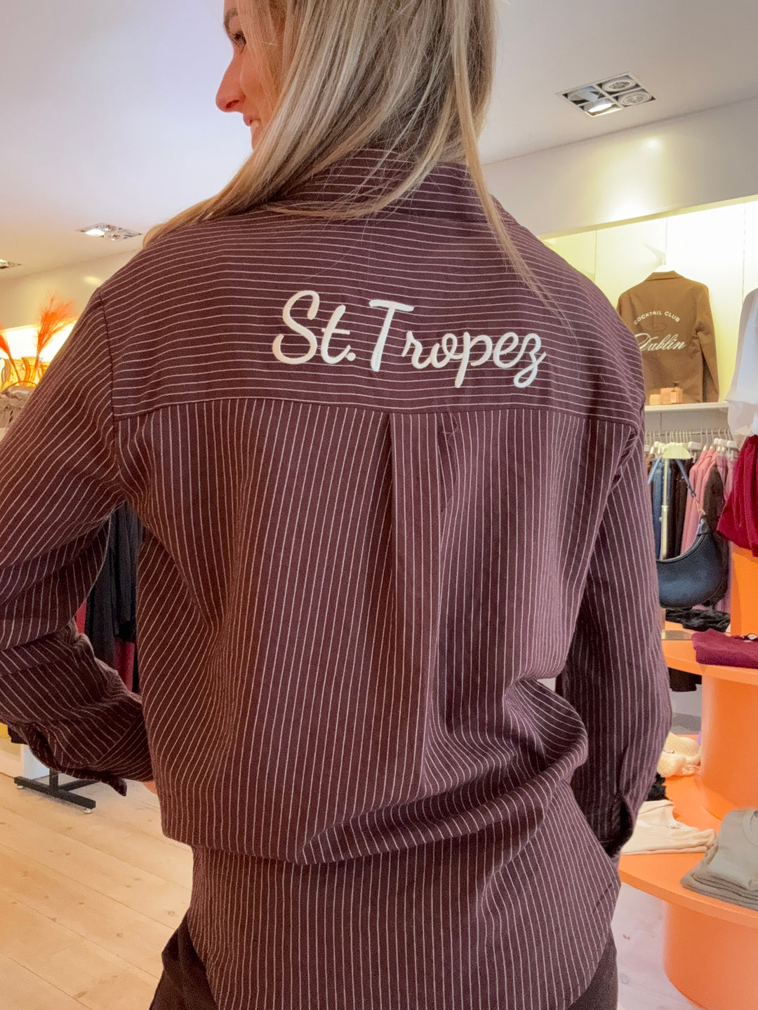 Blouse St Tropez- bruin