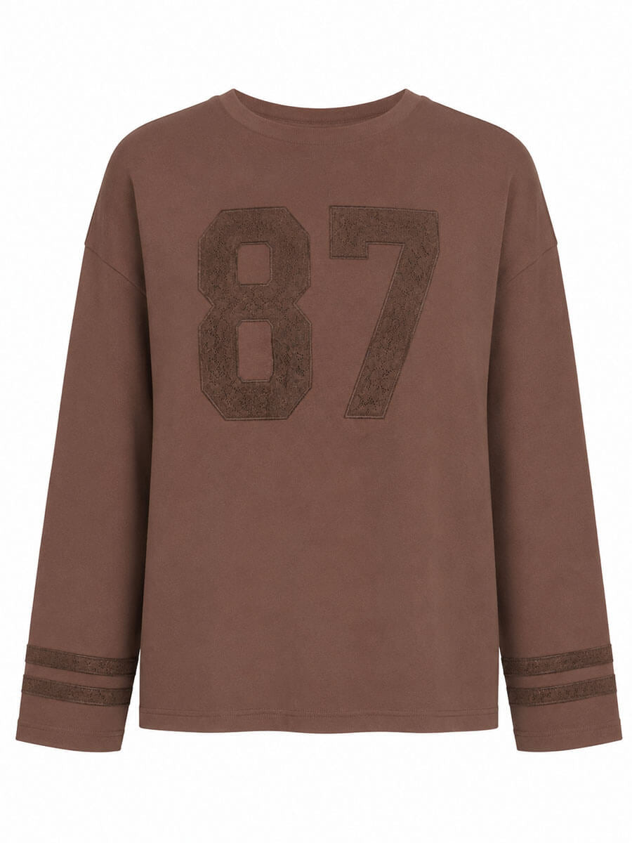 Longsleeve 87 - bruin
