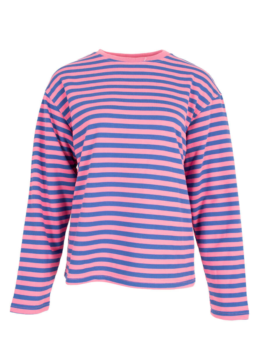 Jenny longsleeve - blue/pink