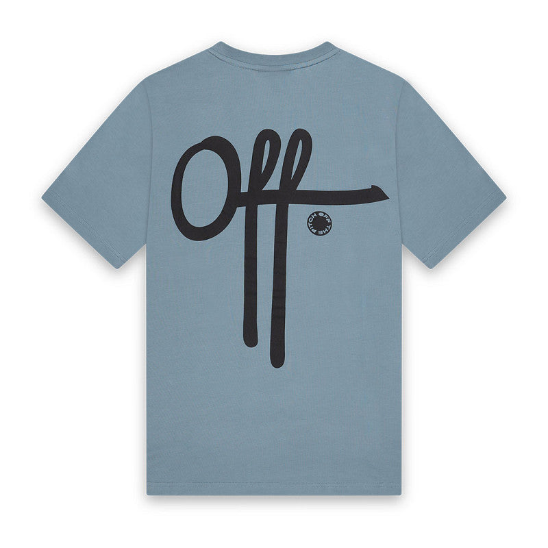 Full stop tee - greyblue